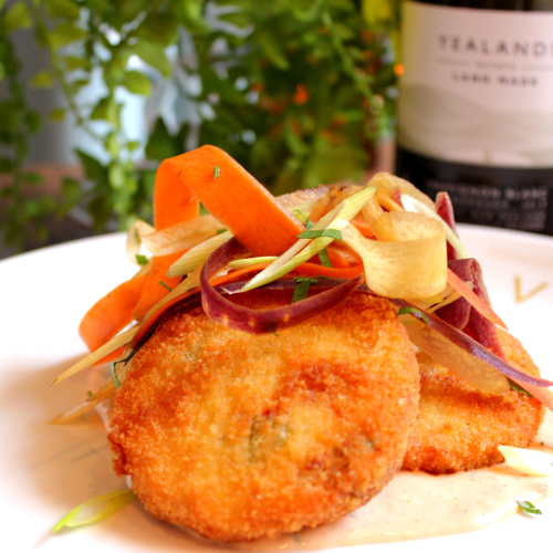 Fry from Frozen Crab Cakes
