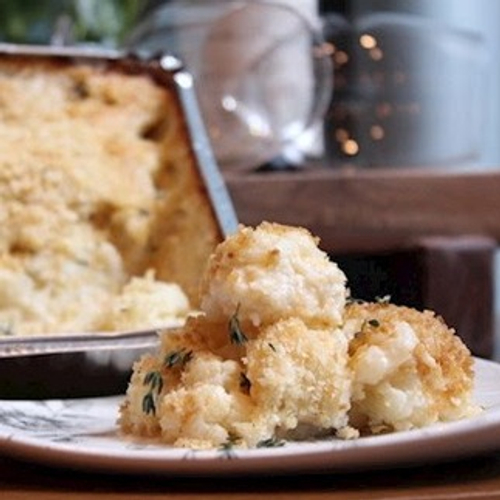Truffled Cauliflower Gratin