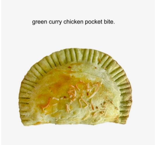 Green Curry Chicken Pocket Bite